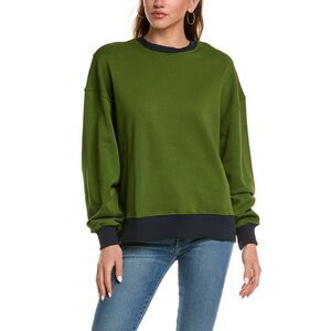Weworewhat Womens Crewneck Sweatshirt, Green